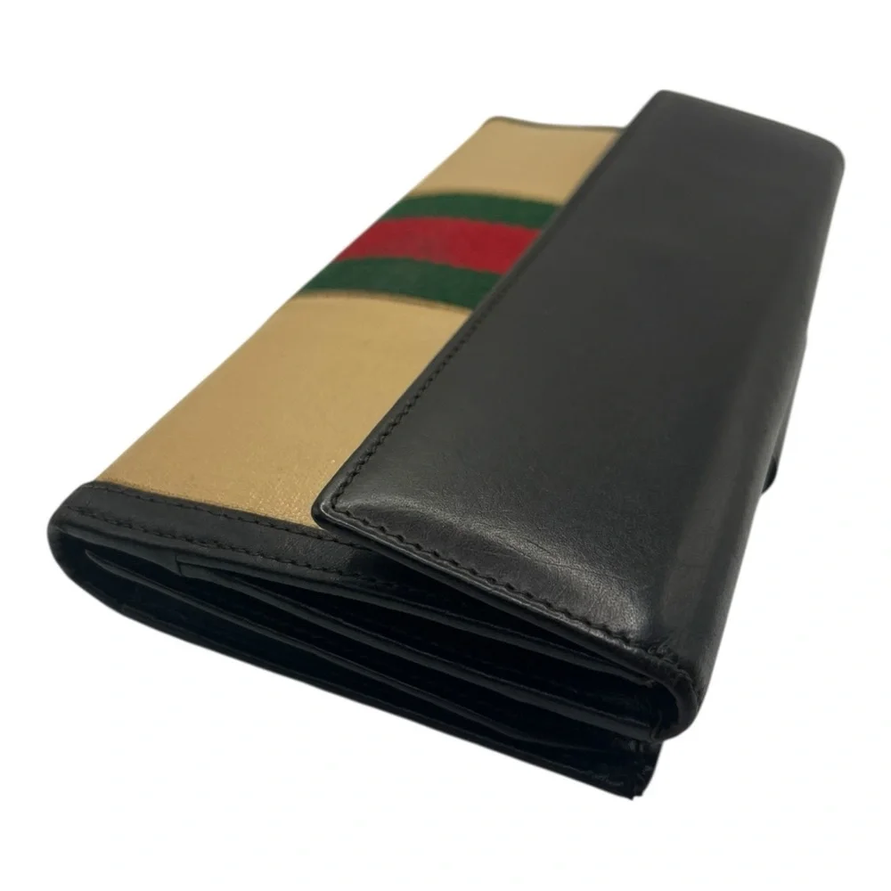 Vintage Gucci Wallet Re-painted Fabric Body - Picture 5 of 10